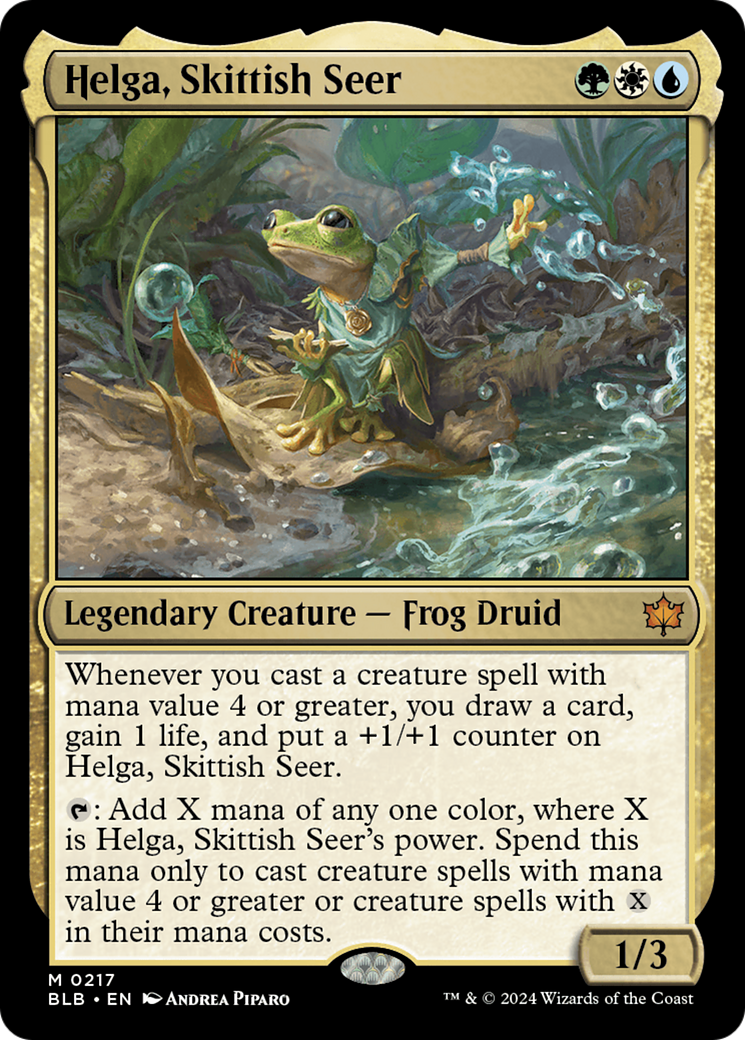 Helga, Skittish Seer [Bloomburrow] - Magic: The Gathering - Card Brawlers | Quebec | Canada |