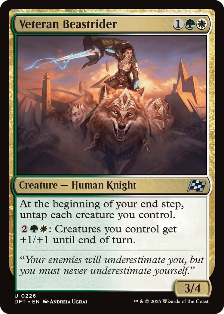 Veteran Beastrider [Aetherdrift] - Magic: The Gathering - Card Brawlers | Quebec | Canada |
