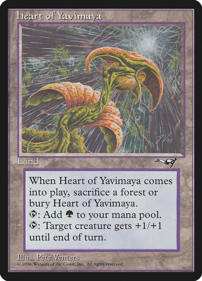 Heart of Yavimaya [Alliances] - Magic: The Gathering - Card Brawlers | Quebec | Canada |