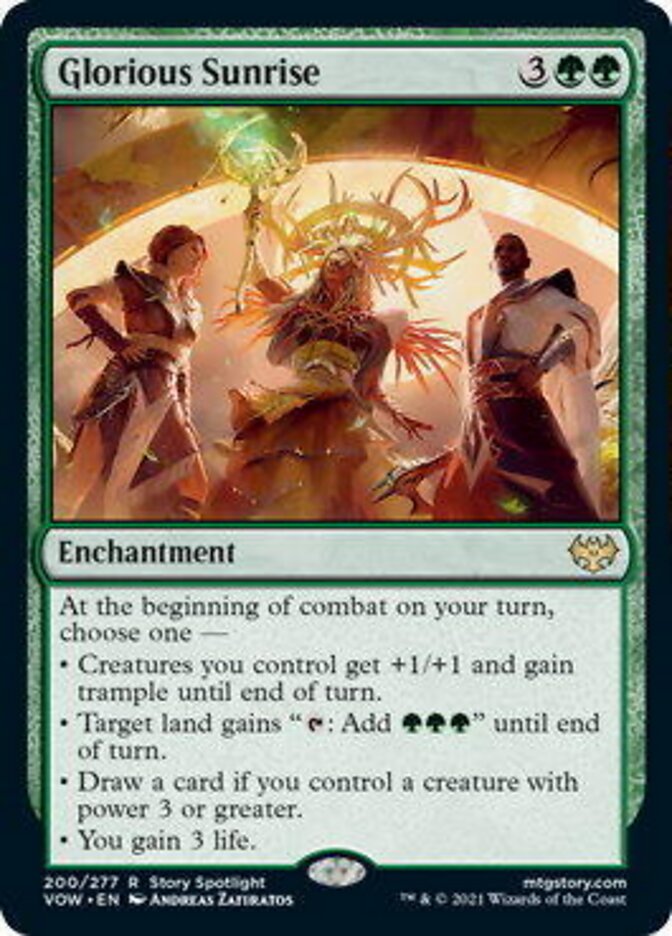 Glorious Sunrise [Innistrad: Crimson Vow] - Magic: The Gathering - Card Brawlers | Quebec | Canada |