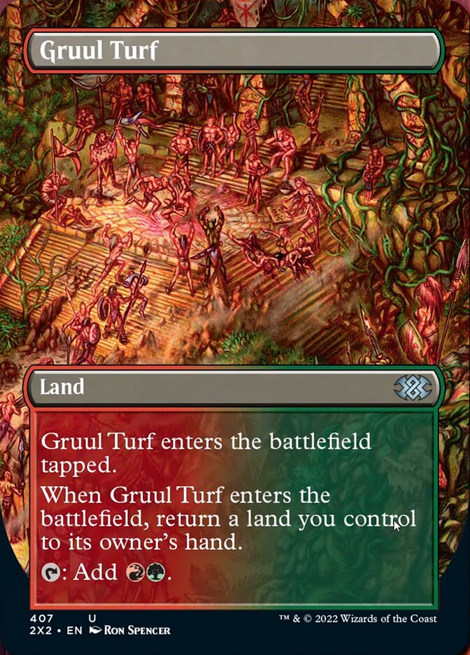 Gruul Turf (Borderless Alternate Art) [Double Masters 2022] - Magic: The Gathering - Card Brawlers | Quebec | Canada |