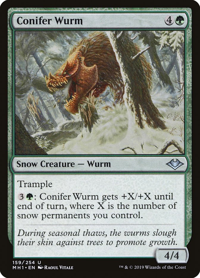 Conifer Wurm [Modern Horizons] - Magic: The Gathering - Card Brawlers | Quebec | Canada |
