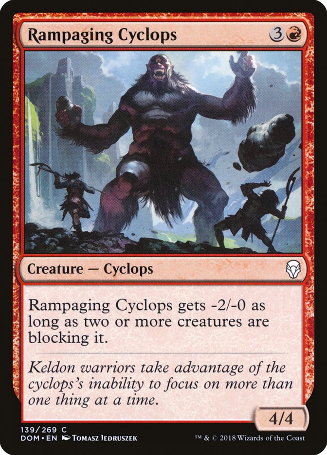 Rampaging Cyclops [Dominaria] - Magic: The Gathering - Card Brawlers | Quebec | Canada |