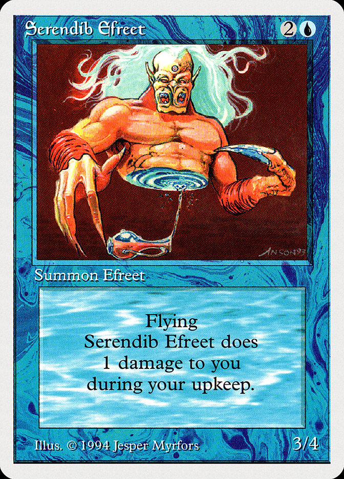 Serendib Efreet [Summer Magic / Edgar] - Magic: The Gathering - Card Brawlers | Quebec | Canada |