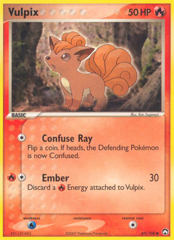 Vulpix (69/108) [EX: Power Keepers] - Pokémon - Card Brawlers | Quebec | Canada |