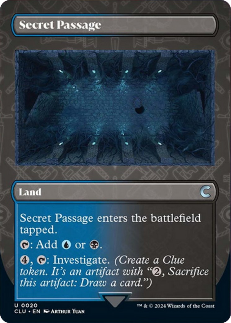 Secret Passage (Borderless) [Ravnica: Clue Edition] - Magic: The Gathering - Card Brawlers | Quebec | Canada |