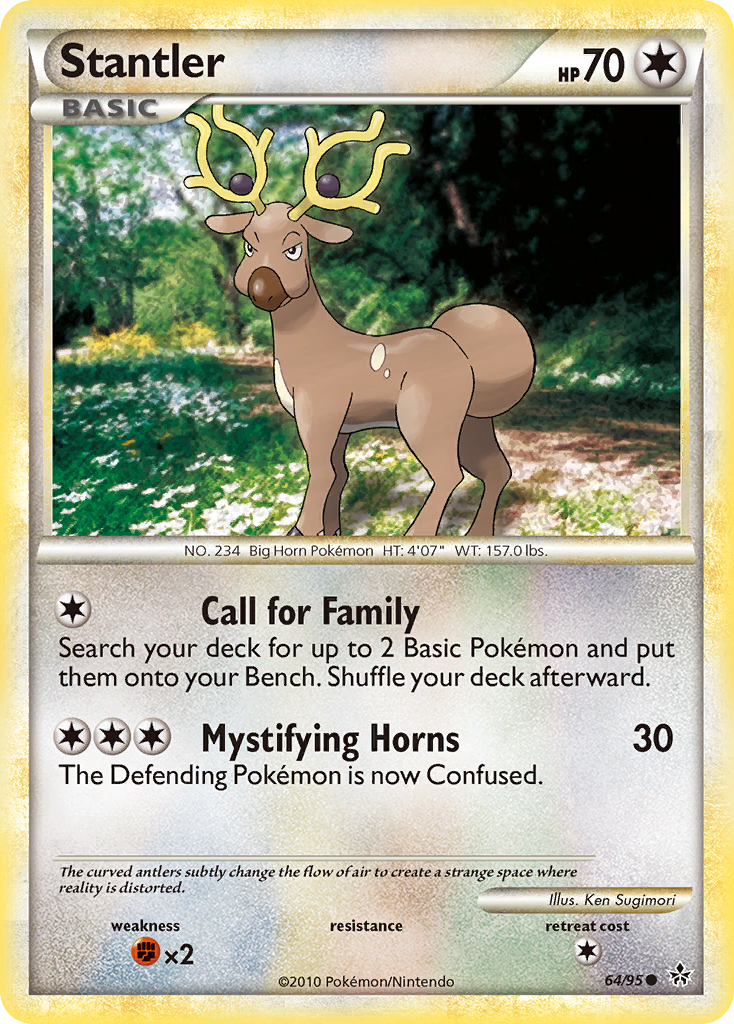 Stantler (64/95) [HeartGold & SoulSilver: Unleashed] - Pokémon - Card Brawlers | Quebec | Canada |