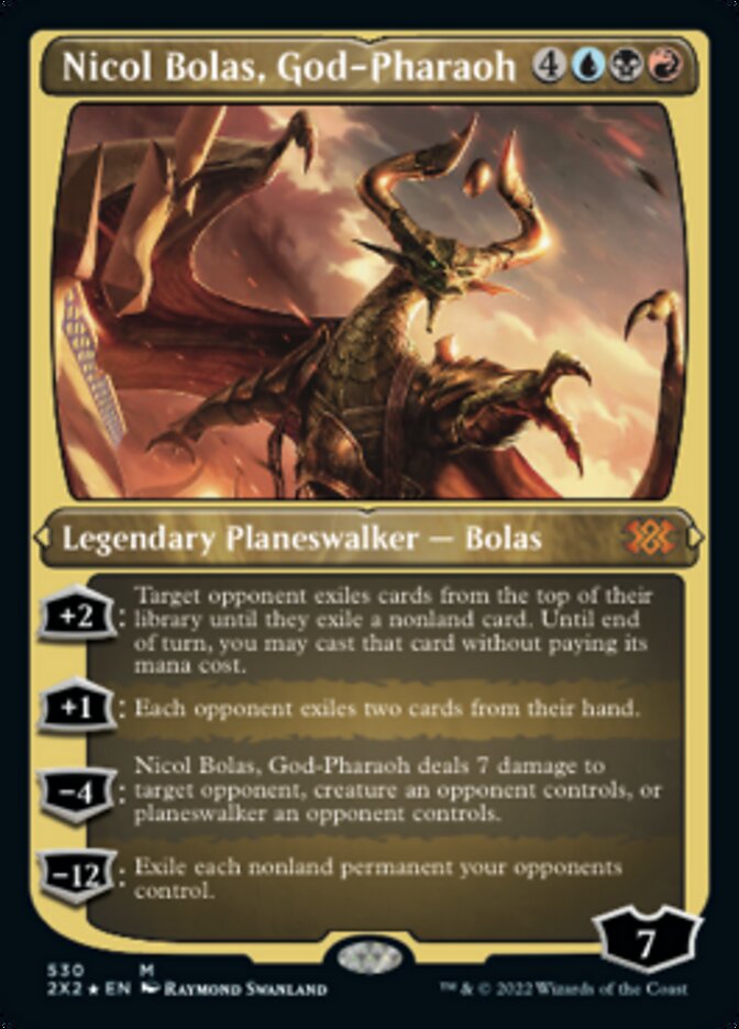Nicol Bolas, God-Pharaoh (Foil Etched) [Double Masters 2022] - Magic: The Gathering - Card Brawlers | Quebec | Canada |