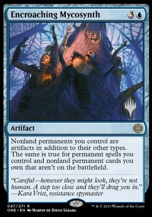 Encroaching Mycosynth (Promo Pack) [Phyrexia: All Will Be One Promos] - Magic: The Gathering - Card Brawlers | Quebec | Canada |
