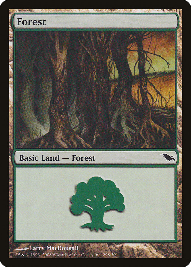 Forest (298) [Shadowmoor] - Magic: The Gathering - Card Brawlers | Quebec | Canada |