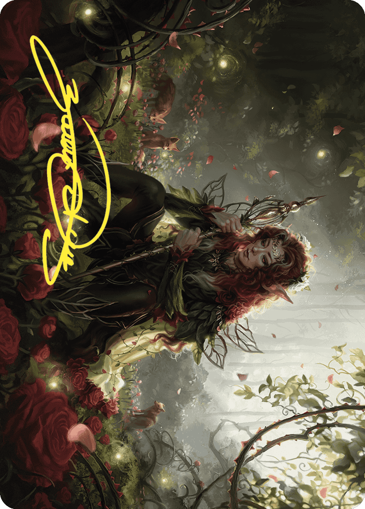 Yenna, Redtooth Regent Art Card (Gold-Stamped Signature) [Wilds of Eldraine Art Series] - Magic: The Gathering - Card Brawlers | Quebec | Canada |