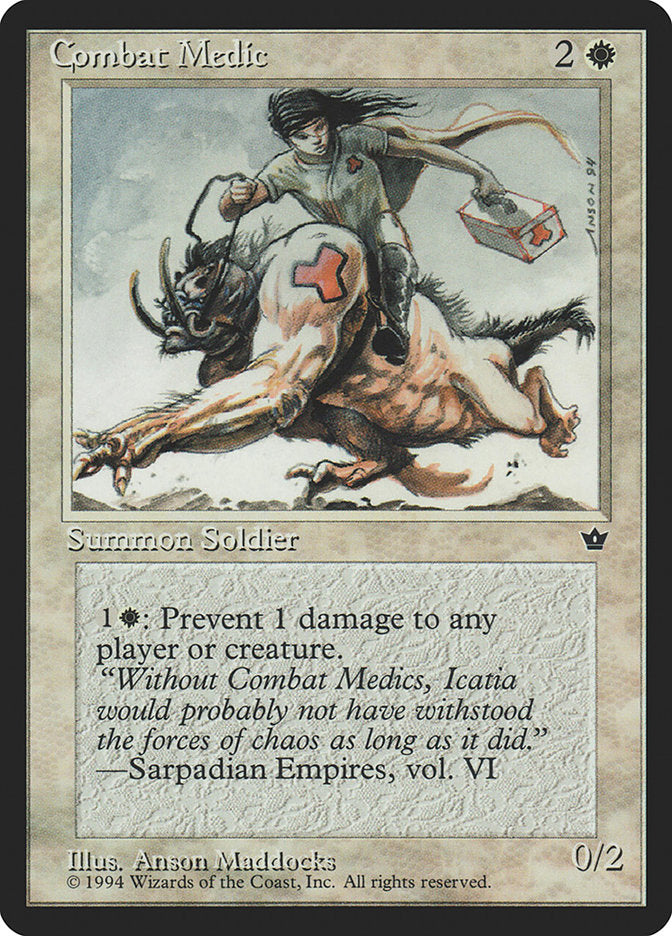 Combat Medic (Anson Maddocks) [Fallen Empires] - Magic: The Gathering - Card Brawlers | Quebec | Canada |