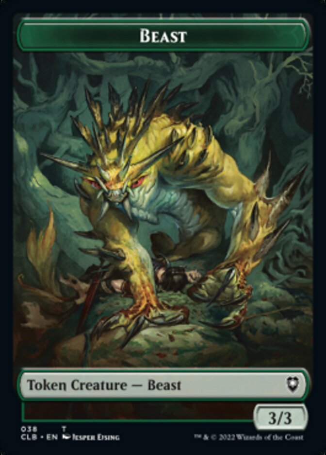 Satyr // Beast Double-Sided Token [Commander Legends: Battle for Baldur's Gate Tokens] - Magic: The Gathering - Card Brawlers | Quebec | Canada |