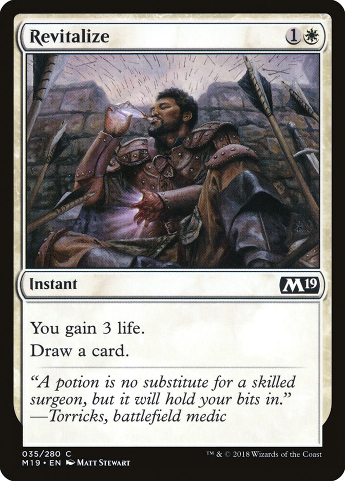 Revitalize [Core Set 2019] - Magic: The Gathering - Card Brawlers | Quebec | Canada |