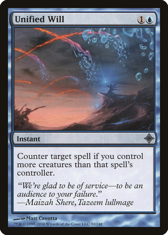 Unified Will [Rise of the Eldrazi] - Magic: The Gathering - Card Brawlers | Quebec | Canada |