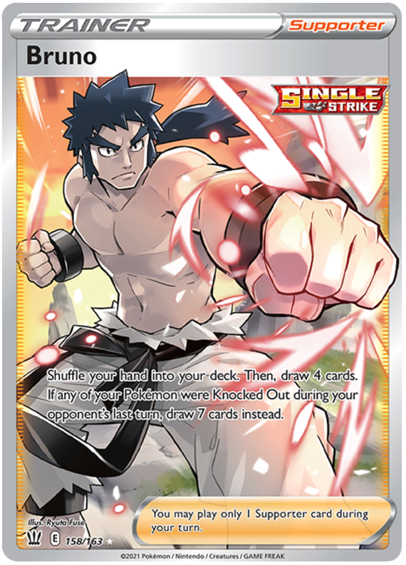 Bruno (158/163) [Sword & Shield: Battle Styles] - Pokémon - Card Brawlers | Quebec | Canada |