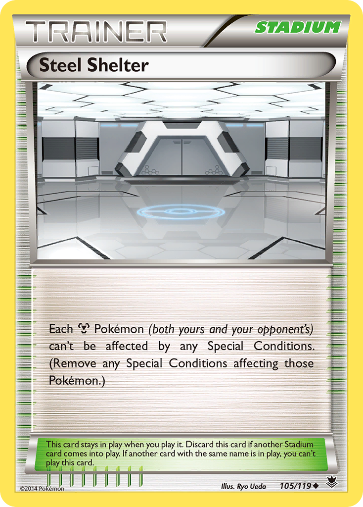 Steel Shelter (105/119) [XY: Phantom Forces] - Pokémon - Card Brawlers | Quebec | Canada |