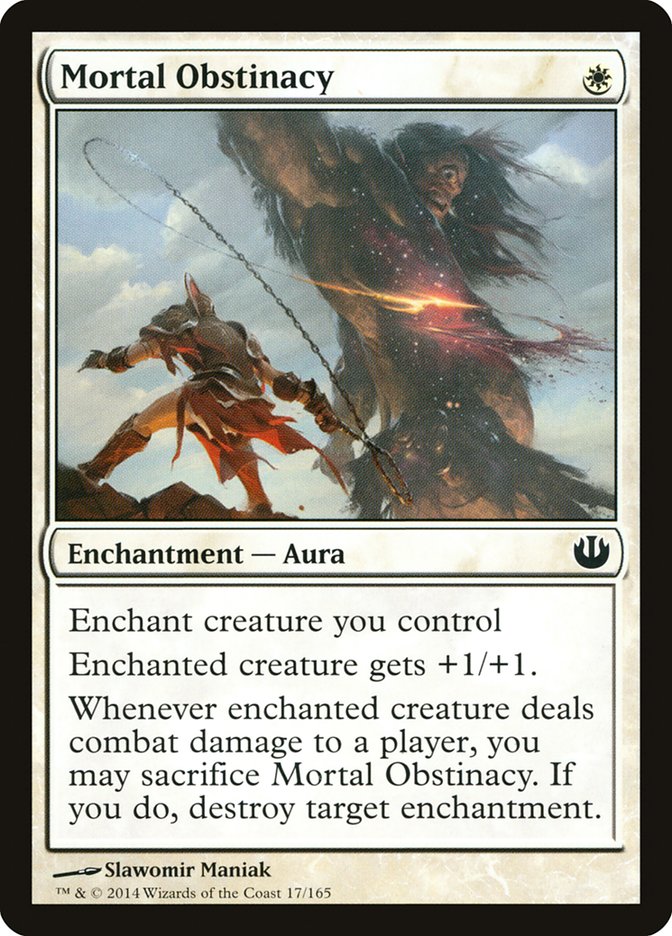 Mortal Obstinacy [Journey into Nyx] - Magic: The Gathering - Card Brawlers | Quebec | Canada |