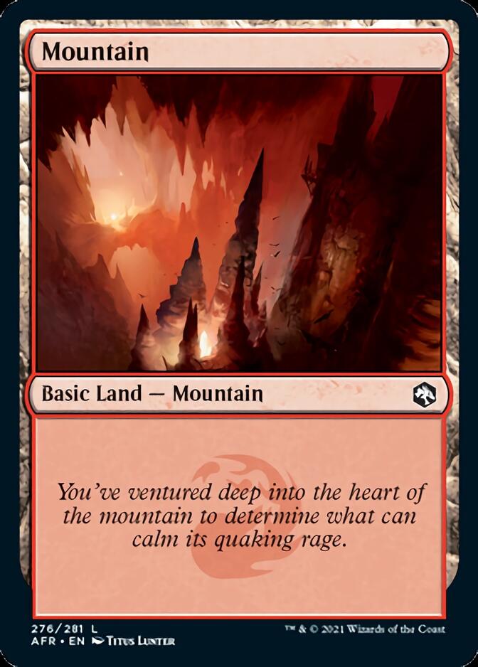 Mountain (276) [Dungeons & Dragons: Adventures in the Forgotten Realms] - Magic: The Gathering - Card Brawlers | Quebec | Canada |