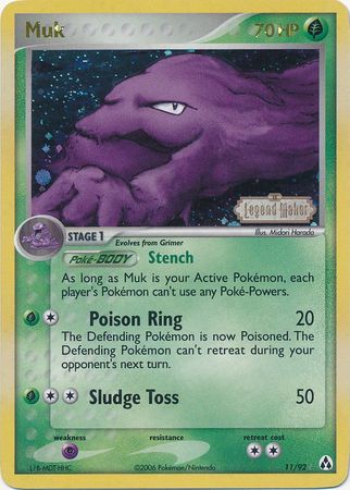 Muk (11/92) (Stamped) [EX: Legend Maker] - Pokémon - Card Brawlers | Quebec | Canada |