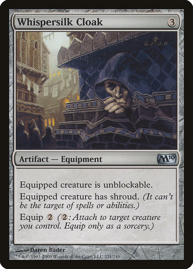 Whispersilk Cloak [Magic 2010] - Magic: The Gathering - Card Brawlers | Quebec | Canada |