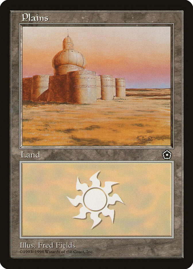 Plains (Castle on Left) [Portal Second Age] - Magic: The Gathering - Card Brawlers | Quebec | Canada |