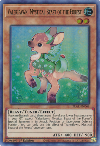 Valerifawn, Mystical Beast of the Forest [BLAR-EN068] Ultra Rare - Yu-Gi-Oh! - Card Brawlers | Quebec | Canada |