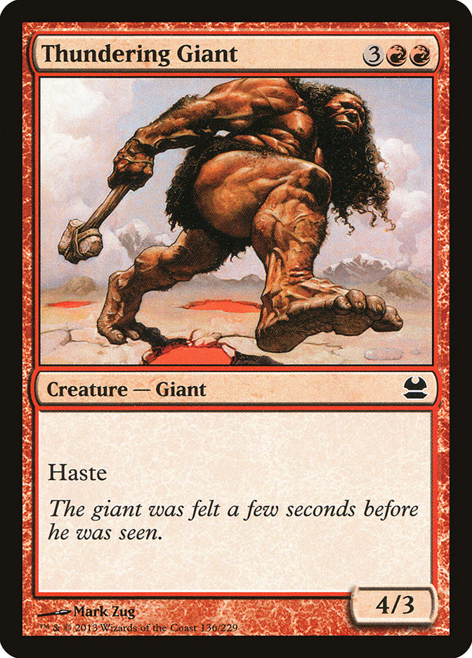 Thundering Giant [Modern Masters] - Magic: The Gathering - Card Brawlers | Quebec | Canada |