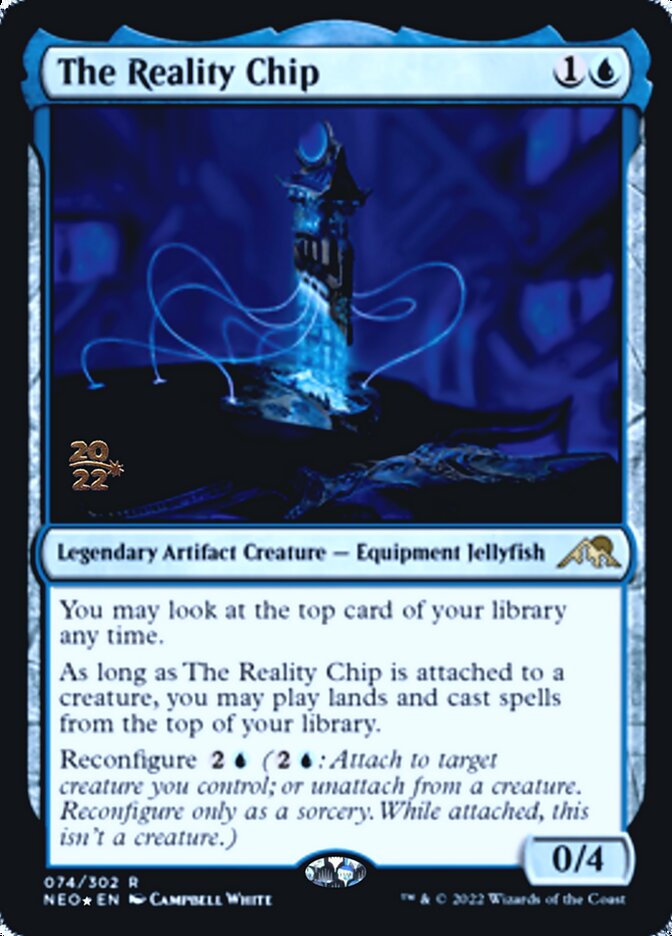 The Reality Chip [Kamigawa: Neon Dynasty Prerelease Promos] - Magic: The Gathering - Card Brawlers | Quebec | Canada |