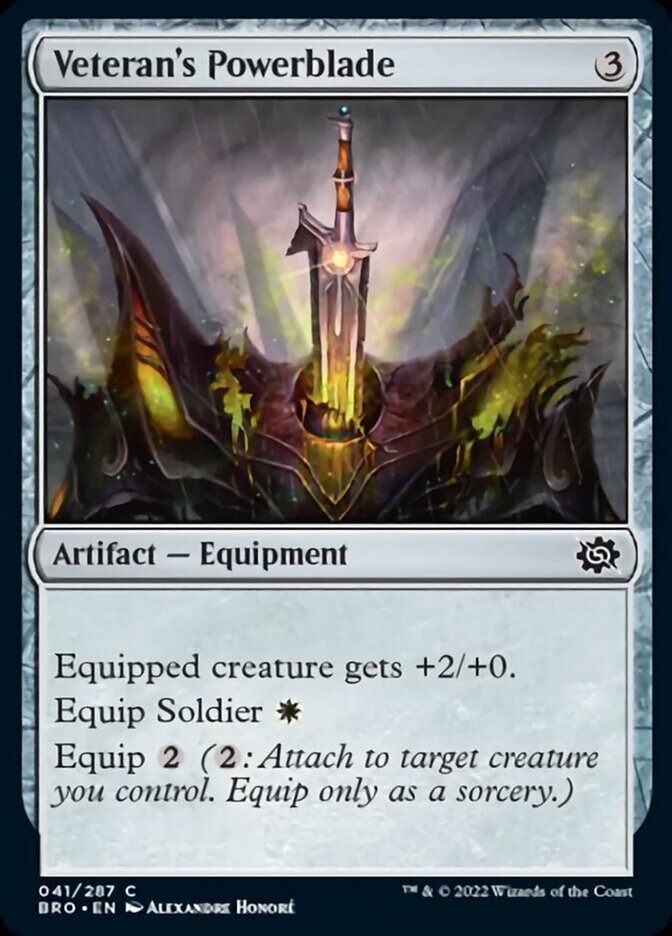 Veteran's Powerblade [The Brothers' War] - Magic: The Gathering - Card Brawlers | Quebec | Canada |
