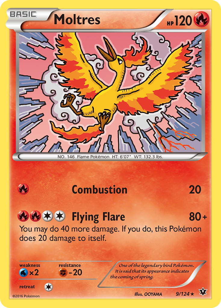 Moltres (9/124) [XY: Fates Collide] - Pokémon - Card Brawlers | Quebec | Canada |