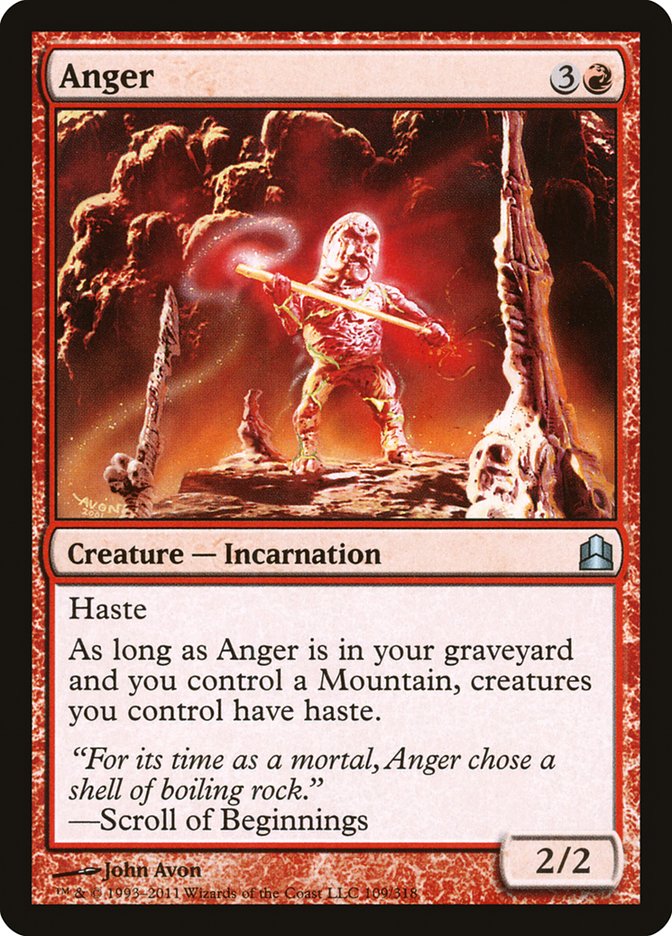 Anger [Commander 2011] - Magic: The Gathering - Card Brawlers | Quebec | Canada |