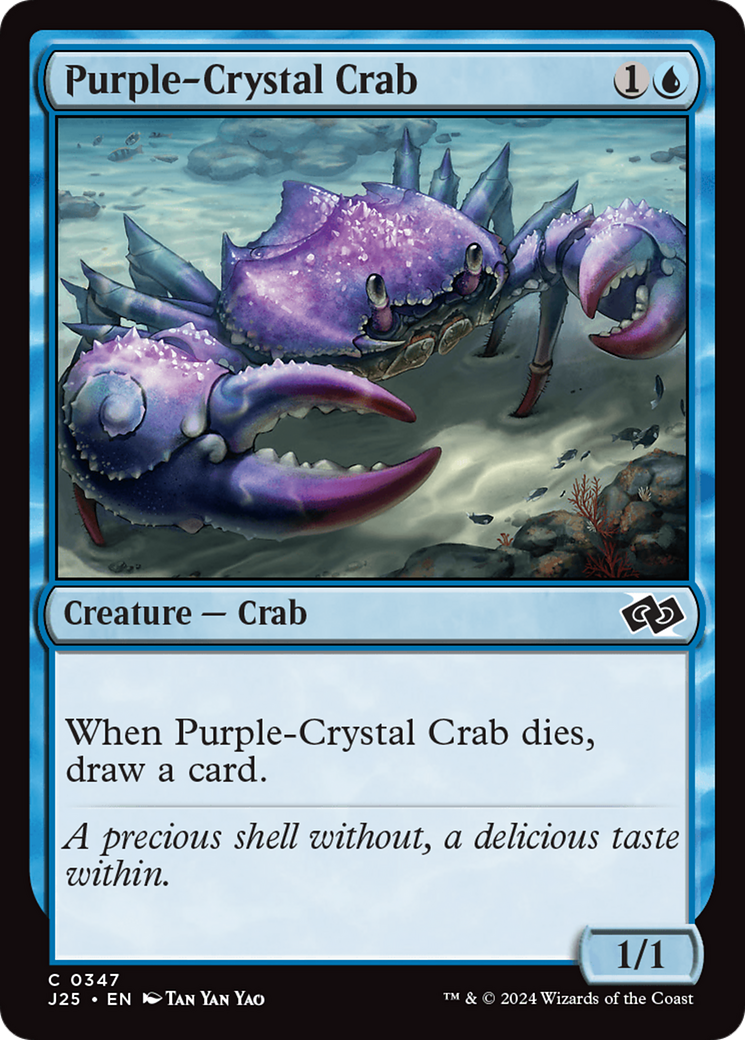 Purple-Crystal Crab [Foundations Jumpstart] - Magic: The Gathering - Card Brawlers | Quebec | Canada |