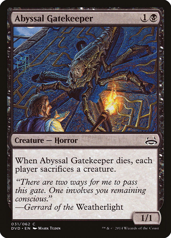 Abyssal Gatekeeper (Divine vs. Demonic) [Duel Decks Anthology] - Magic: The Gathering - Card Brawlers | Quebec | Canada |