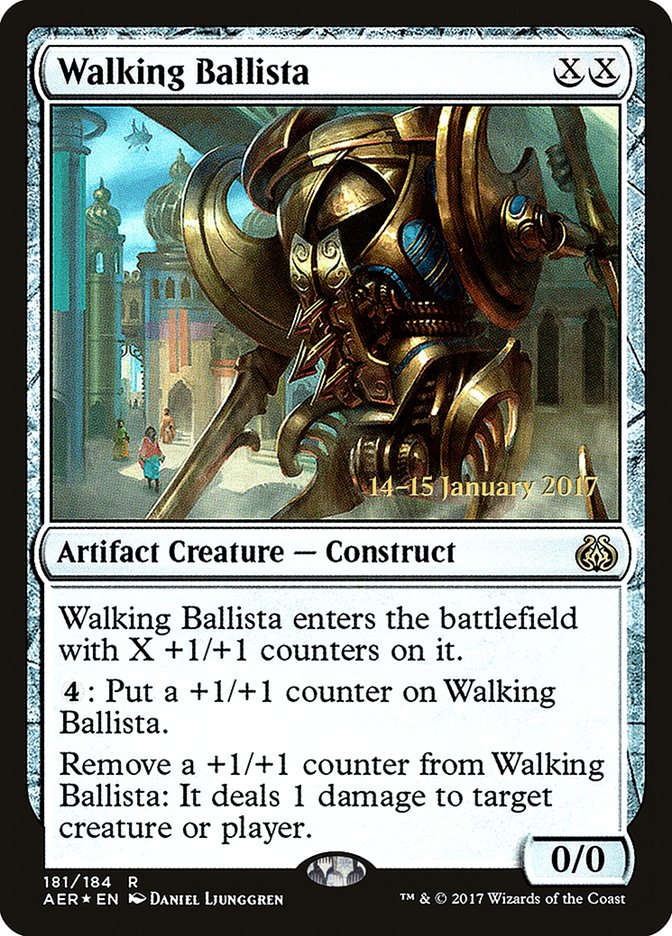 Walking Ballista [Aether Revolt Prerelease Promos] - Magic: The Gathering - Card Brawlers | Quebec | Canada |
