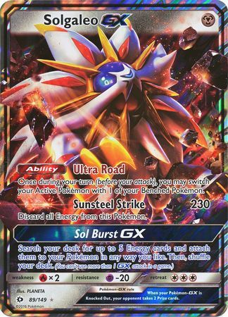Solgaleo GX (89/149) (Jumbo Card) [Sun & Moon: Base Set] - Pokémon - Card Brawlers | Quebec | Canada |