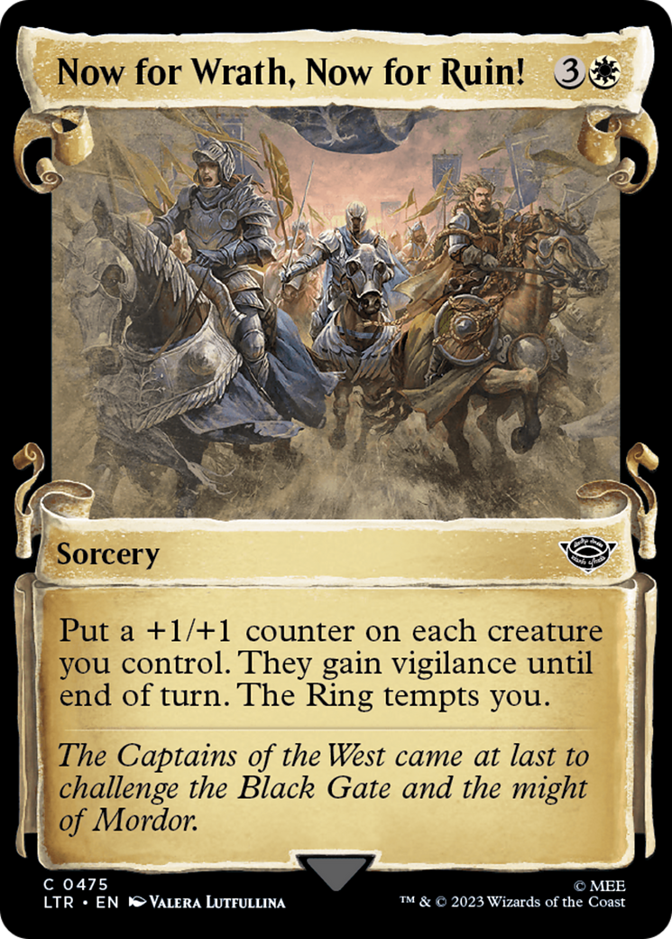 Now for Wrath, Now for Ruin! [The Lord of the Rings: Tales of Middle-Earth Showcase Scrolls] - Magic: The Gathering - Card Brawlers | Quebec | Canada |