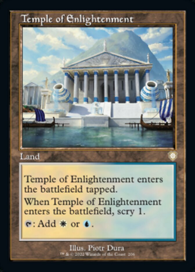 Temple of Enlightenment (Retro) [The Brothers' War Commander] - Magic: The Gathering - Card Brawlers | Quebec | Canada |
