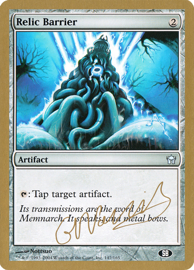 Relic Barrier (Gabriel Nassif) (SB) [World Championship Decks 2004] - Magic: The Gathering - Card Brawlers | Quebec | Canada |