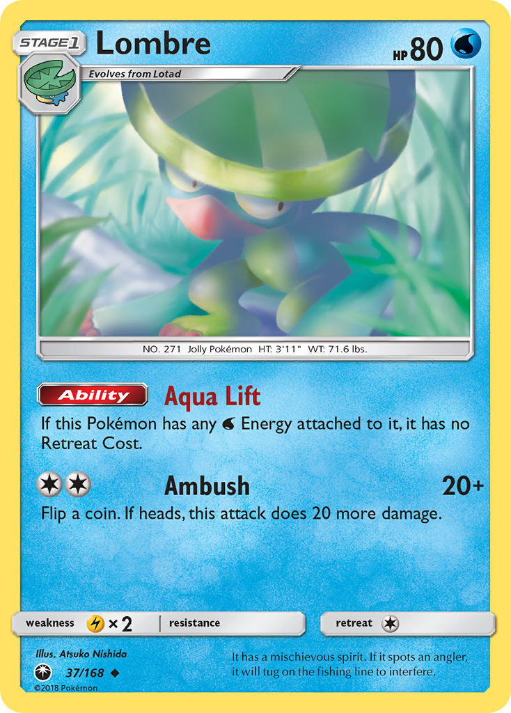 Lombre (37/168) [Sun & Moon: Celestial Storm] - Pokémon - Card Brawlers | Quebec | Canada |