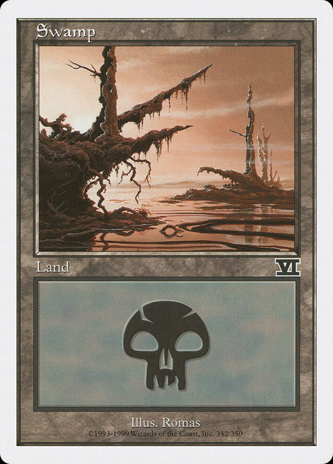 Swamp (342) [Classic Sixth Edition] - Magic: The Gathering - Card Brawlers | Quebec | Canada |