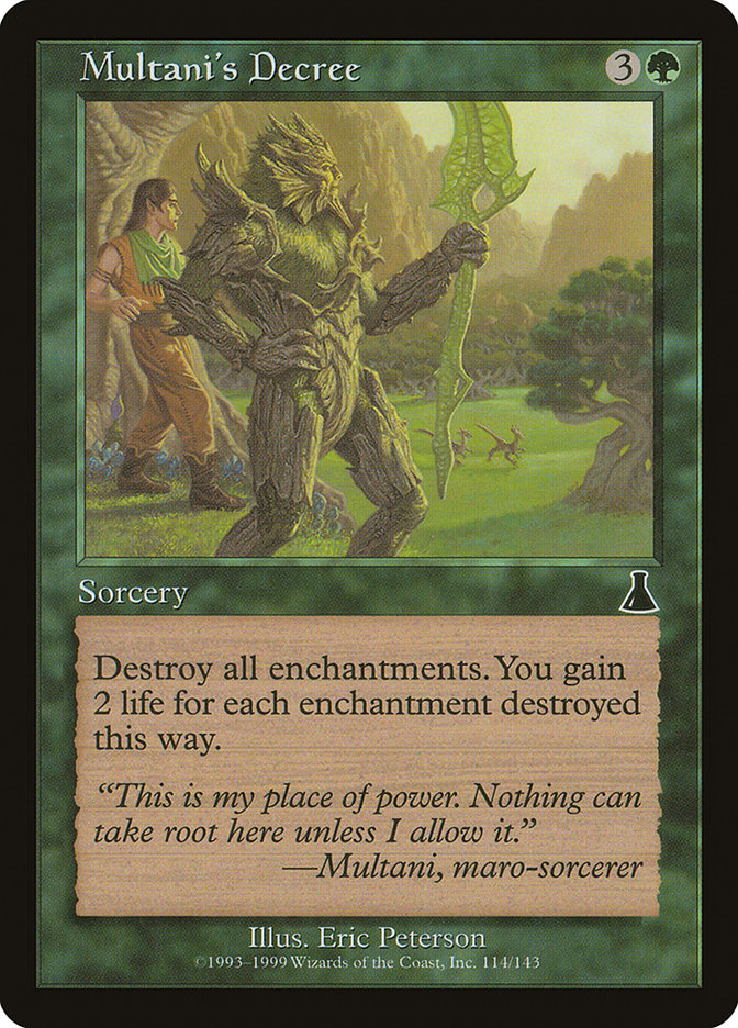 Multani's Decree [Urza's Destiny] - Magic: The Gathering - Card Brawlers | Quebec | Canada |