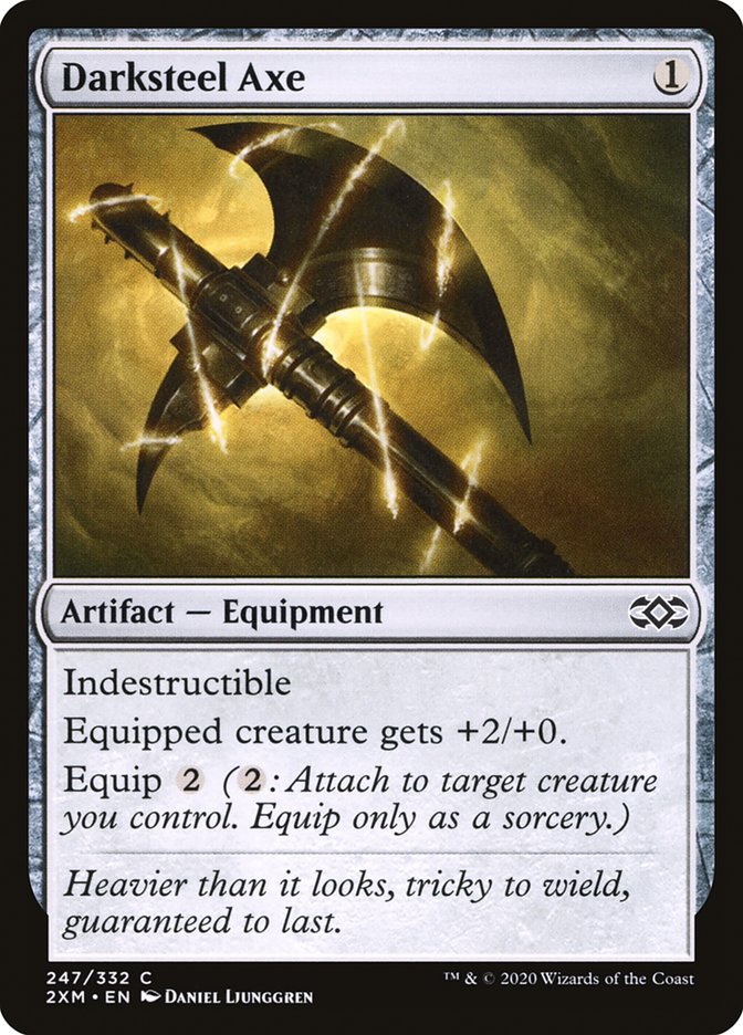 Darksteel Axe [Double Masters] - Magic: The Gathering - Card Brawlers | Quebec | Canada |