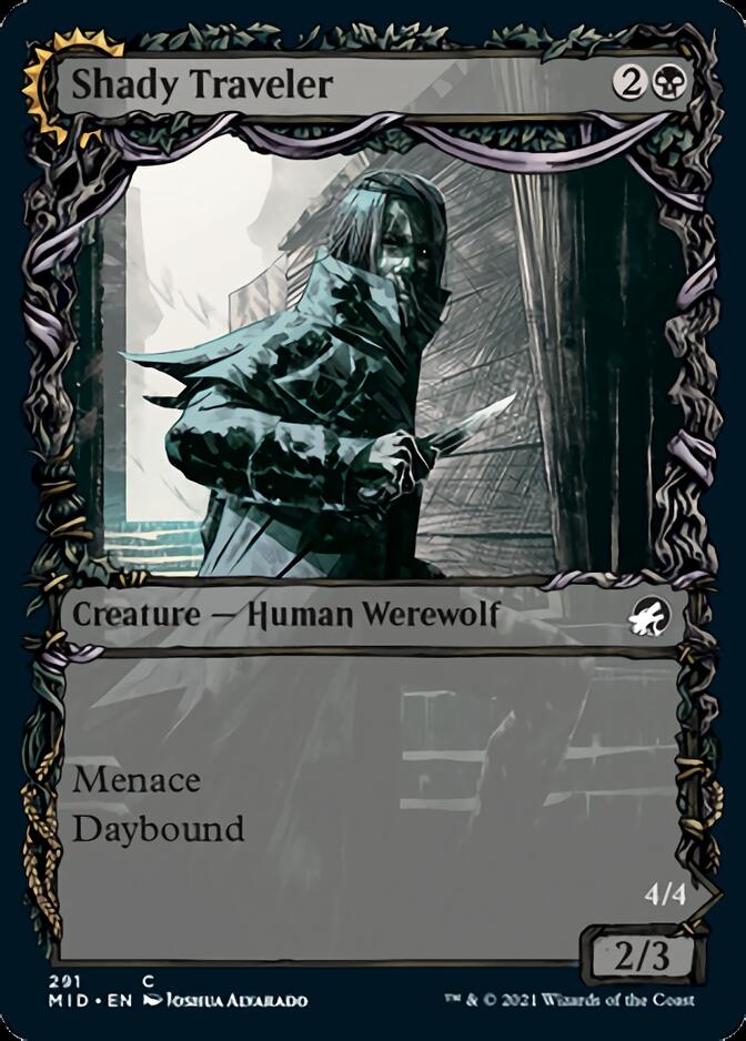 Shady Traveler // Stalking Predator (Showcase Equinox) [Innistrad: Midnight Hunt] - Magic: The Gathering - Card Brawlers | Quebec | Canada |