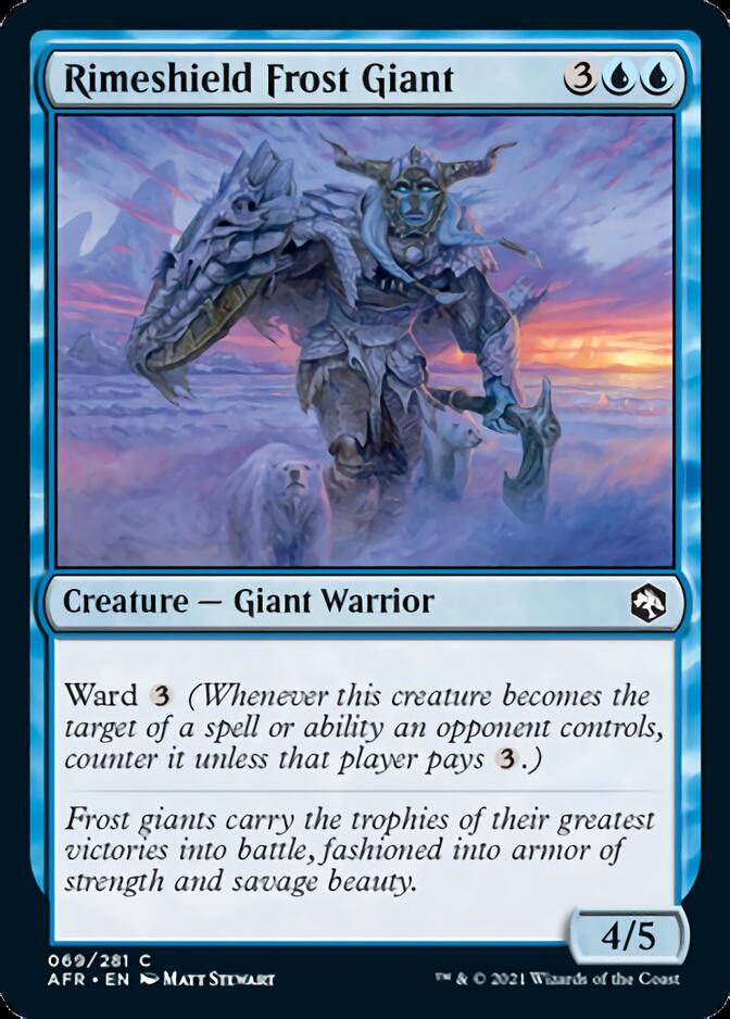 Rimeshield Frost Giant [Dungeons & Dragons: Adventures in the Forgotten Realms] - Magic: The Gathering - Card Brawlers | Quebec | Canada |