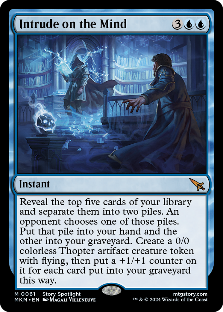 Intrude on the Mind [Murders at Karlov Manor] - Magic: The Gathering - Card Brawlers | Quebec | Canada |