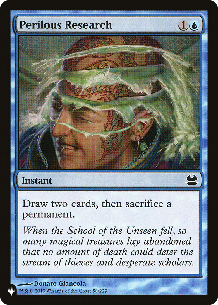 Perilous Research [The List] - Magic: The Gathering - Card Brawlers | Quebec | Canada |