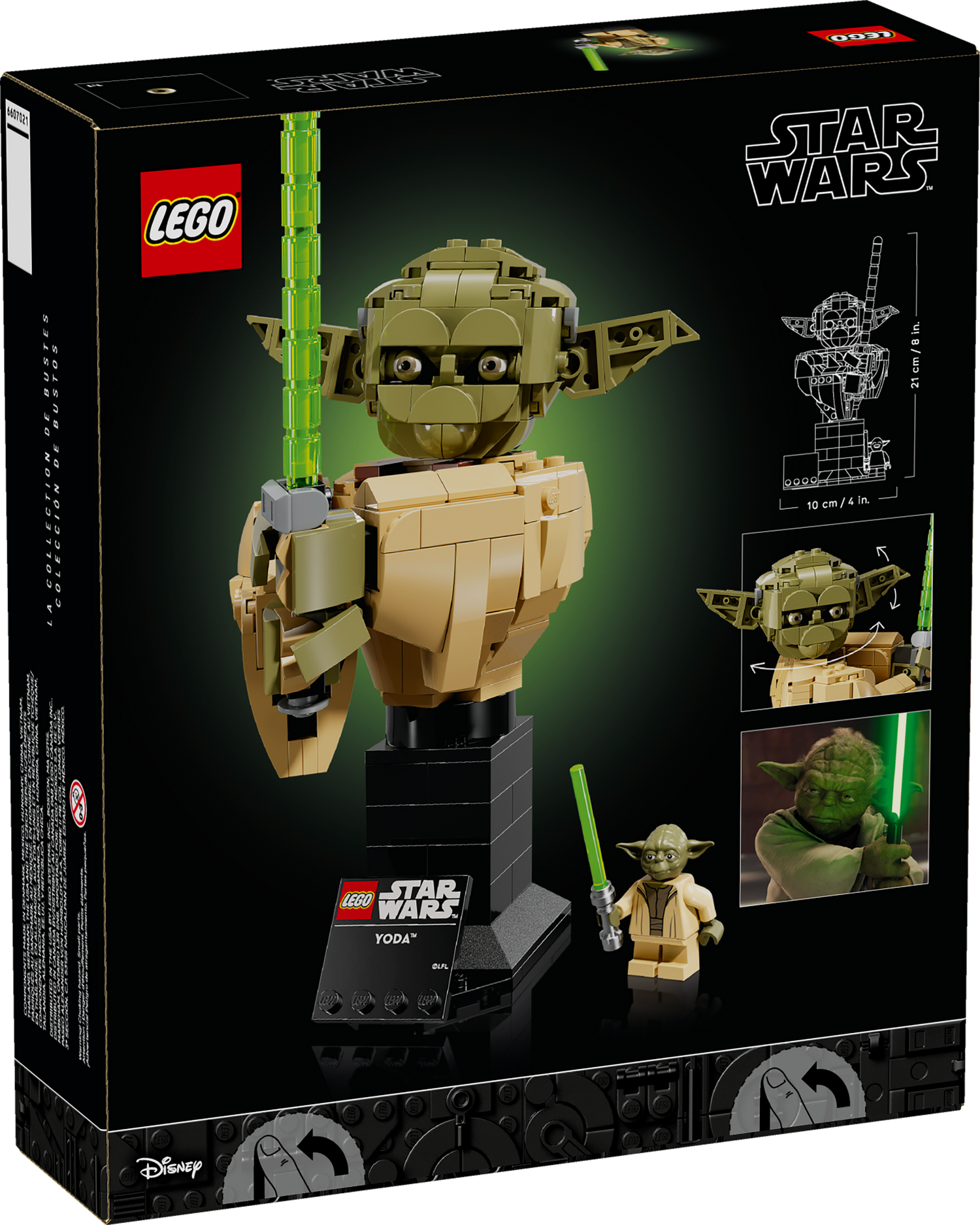LEGO - Star Wars - Yoda Bust - Building Kit - 75438