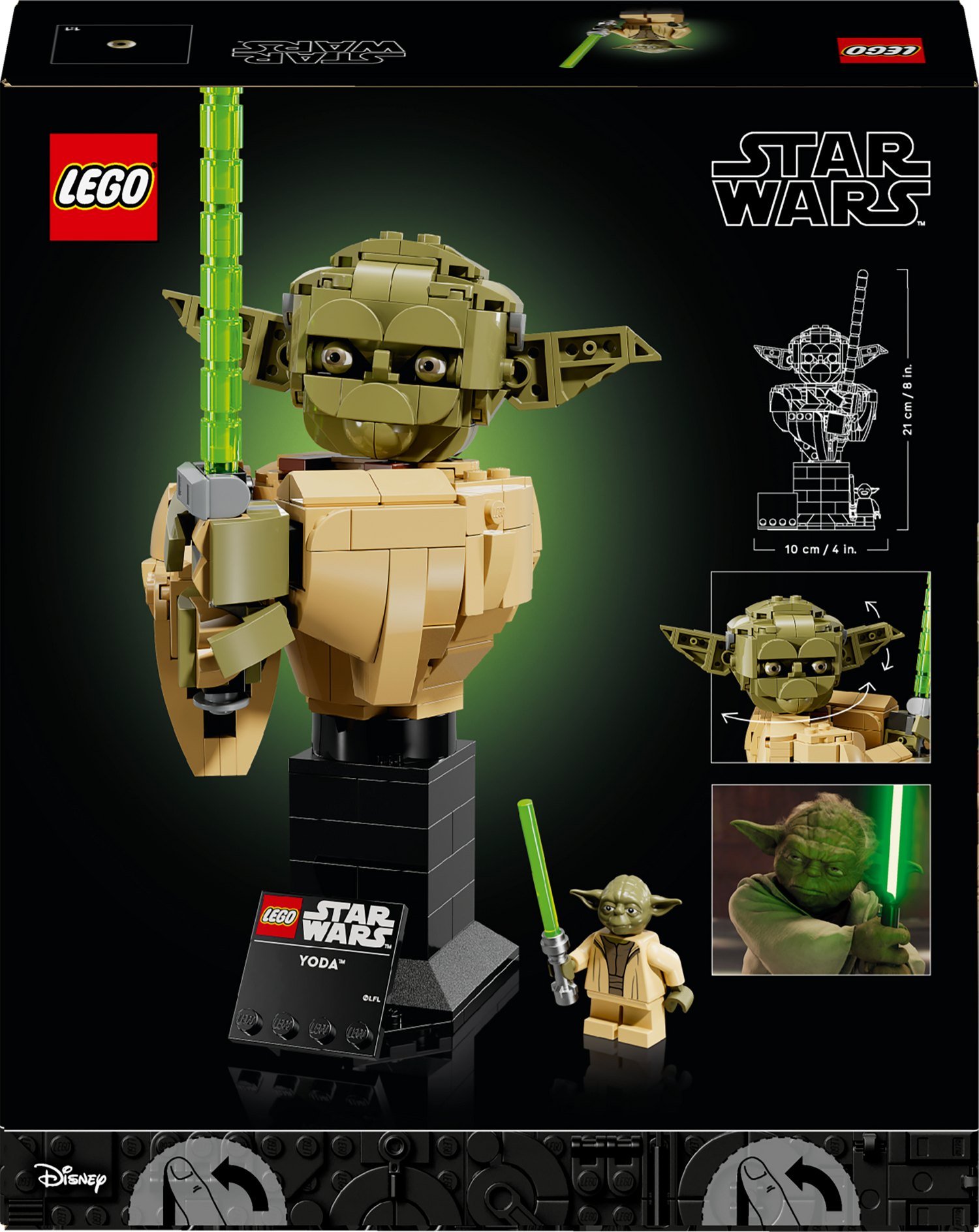 LEGO - Star Wars - Yoda Bust - Building Kit - 75438