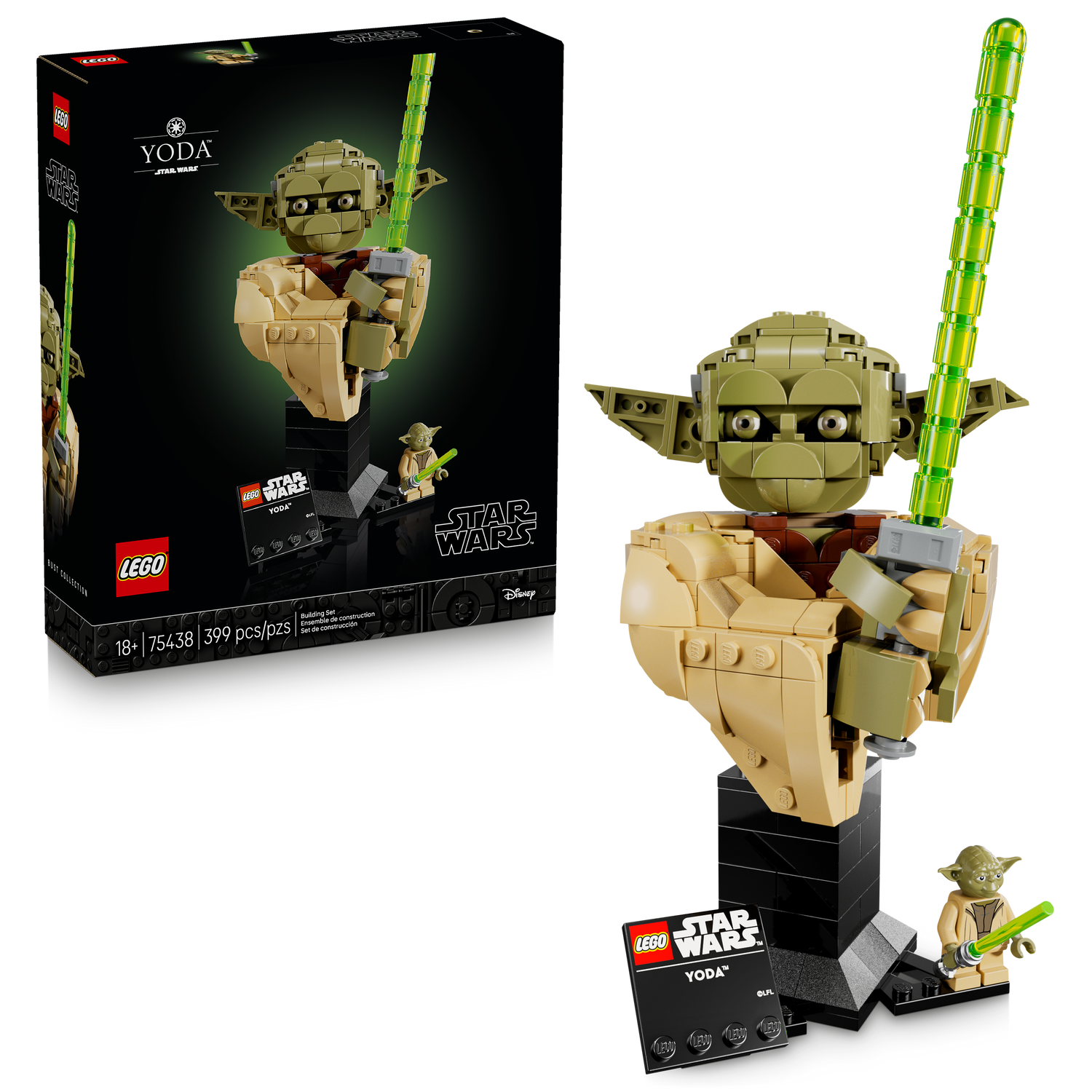 LEGO - Star Wars - Yoda Bust - Building Kit - 75438